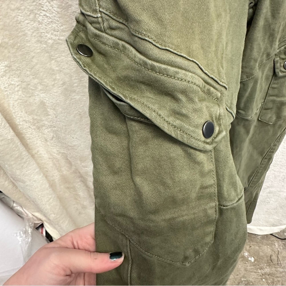 Volero women’s Kevlar motorcycle pants green cargo with pockets for pads small - Picture 10 of 12